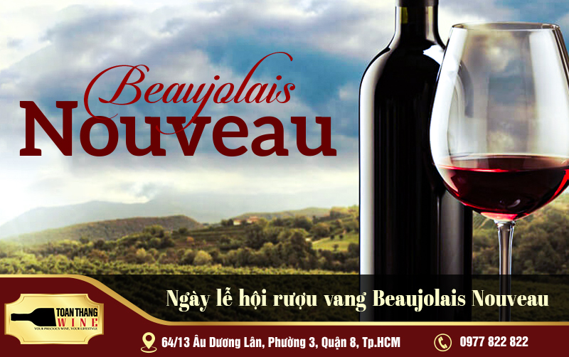 lễ hội rượu vang Beaujolais Nouveau