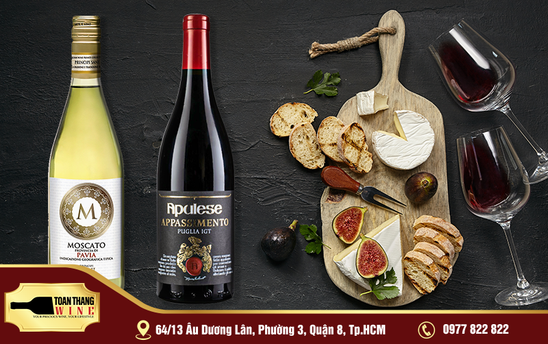 kết hợp rượu vang với phô mai 4